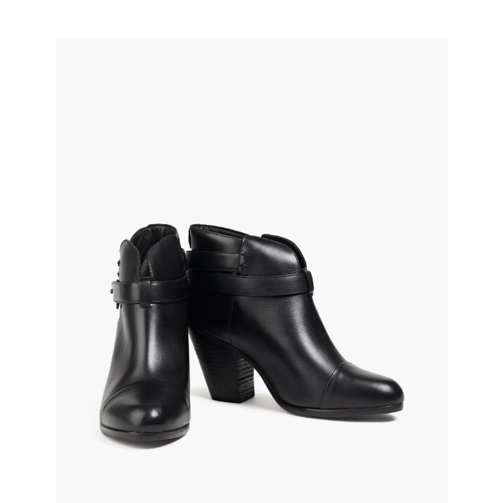 RAG & BONE Harrow Leather Ankle Boots 8.5 (38.5)